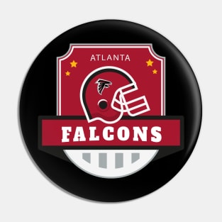 Atlanta Falcons Football Pin