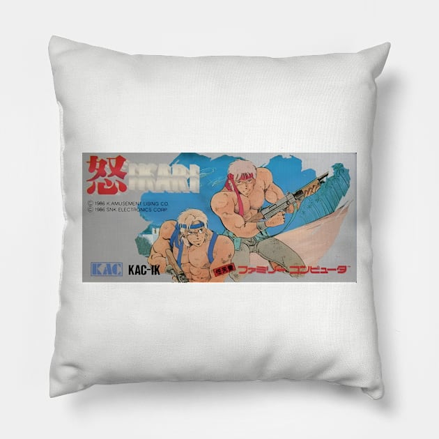 Ikari Warriors Pillow by AlphaNerdsUnited