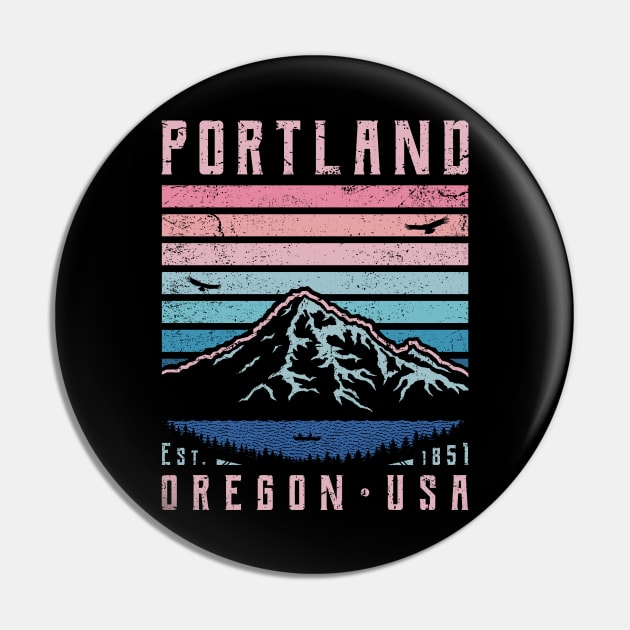 Portland - Oregon Pin by TigerTom