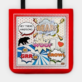 Bear Comic Font Tote