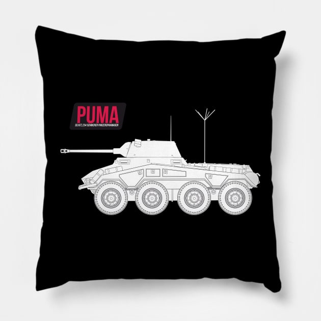 Sd.Kfz.234/2 Pillow by FAawRay