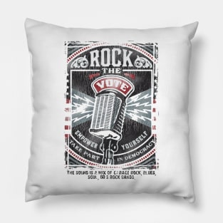 Rock The Vote Pillow