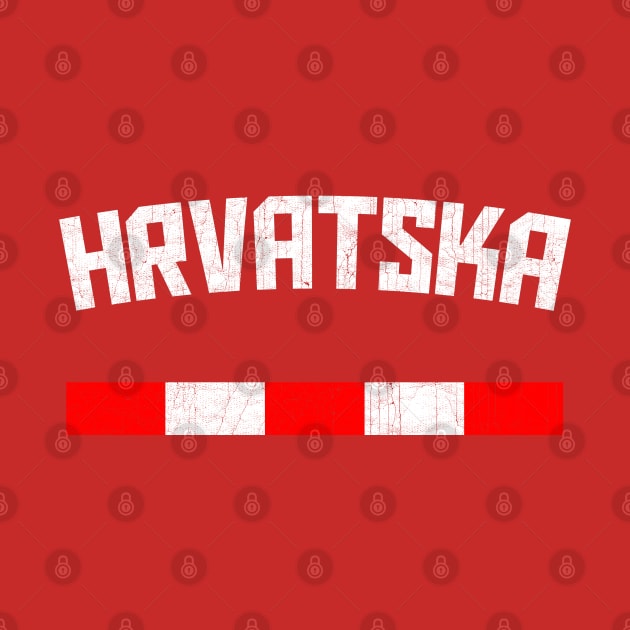 Hrvatska / Croatian Vintage Style Design by DankFutura