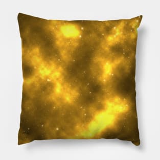 Gold Space Dust Pillow