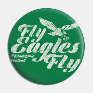 Fly Eagles Fly Worn Out Pin