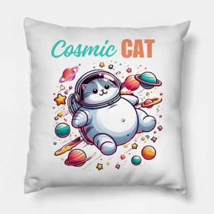 Cosmic Cat Pillow