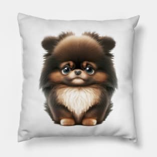 Dog Pet Cute Adorable Humorous Illustration Pillow