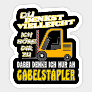 Gabelstapler Stickers Teepublic