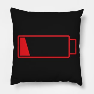 Low Battery Pillow