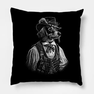 Bavarian Dachshund Pillow