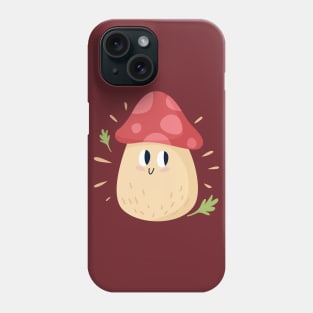 Cute Mushroom Design Phone Case