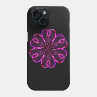 Valentines heart flower Phone Case