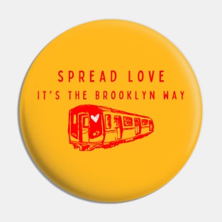 Brooklyn Love Express Pin