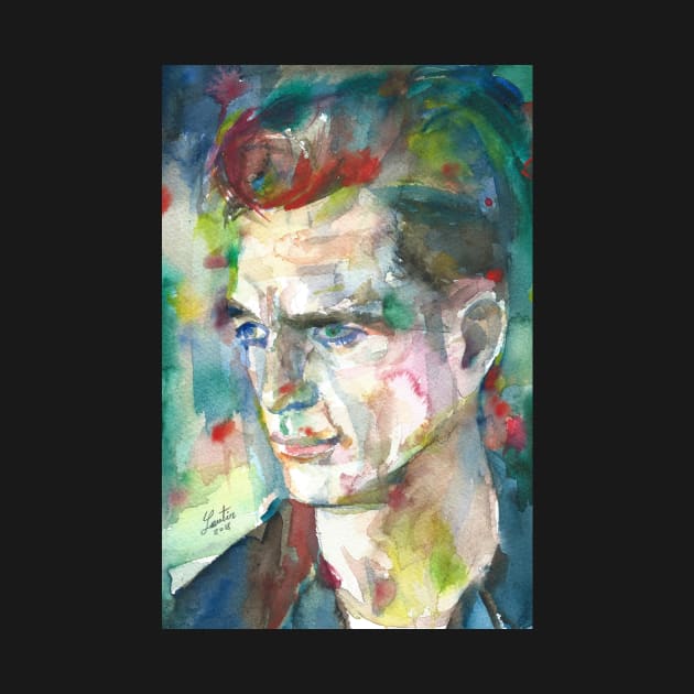 JACK KEROUAC watercolor portrait .5 by lautir