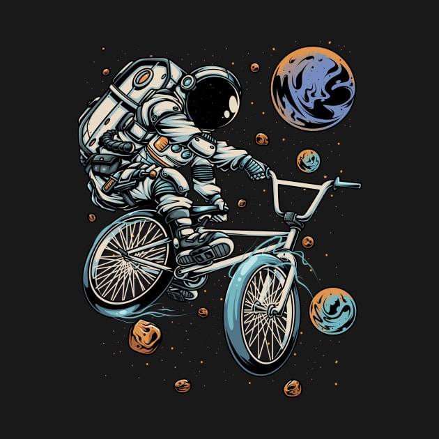Astronaut BMX Bike Tricks by theprettyletters