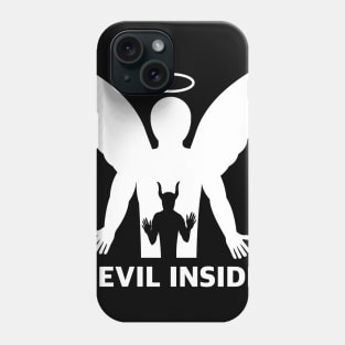 Devil Inside white Phone Case