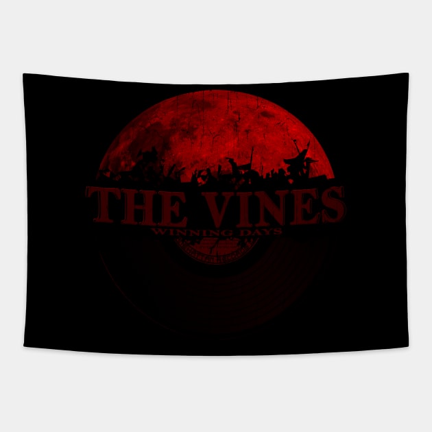 The Vines winning days red moon vinyl vintage Tapestry by hany moon