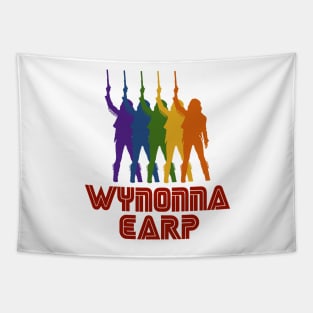 Pride Wynonna Earp Silhouettes Tapestry