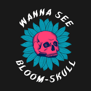 bloom skull T-Shirt