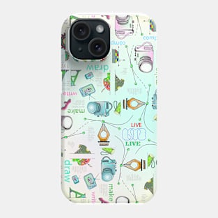 Hand Drawn Vector FS Icons Phone Case