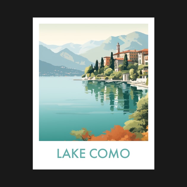 LAKE COMO by MarkedArtPrints