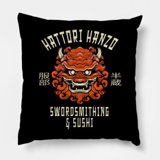 Hattori Hanzo Sword & Sushi Pillow