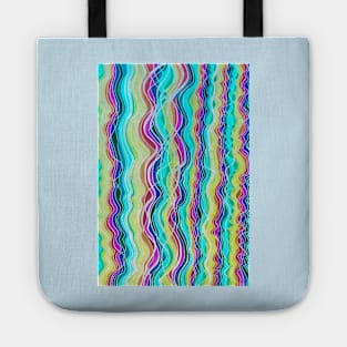 Neon Rainbow Static Tote