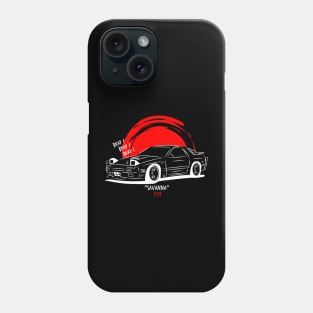 FC3S RX7 Draw Phone Case