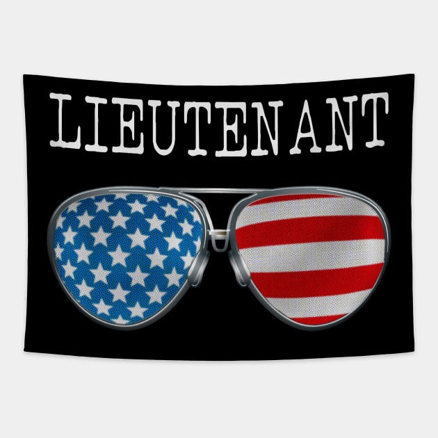 USA PILOT GLASSES LIEUTENANT Tapestry by SAMELVES