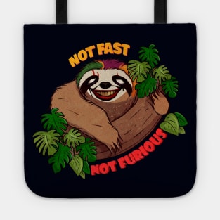 Not Fast Not Furious, Funny Sloth Tote