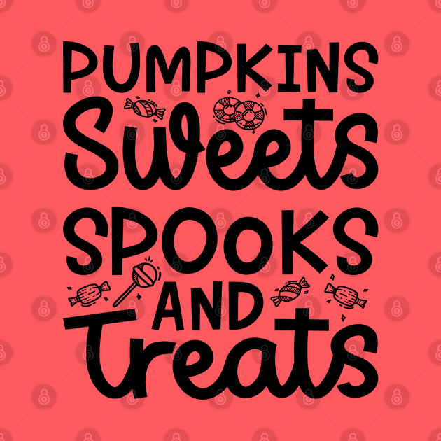 Pumpkin Sweets Spooks and Treats Girls Boys Halloween Cute Funny by GlimmerDesigns