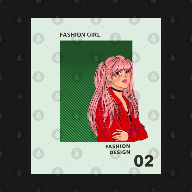 Fashion Girl Fashion Design 02 by DAGHO