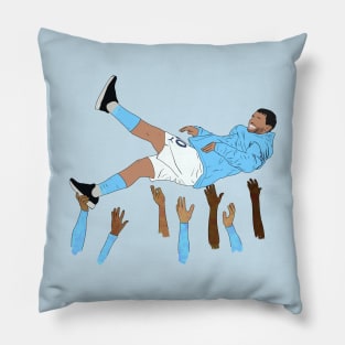 Sergio Aguero Last City Home Game Pillow