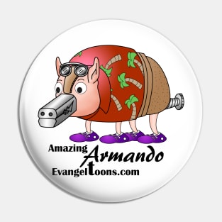 Amazing Armando Character at Evangeltoons.com Pin