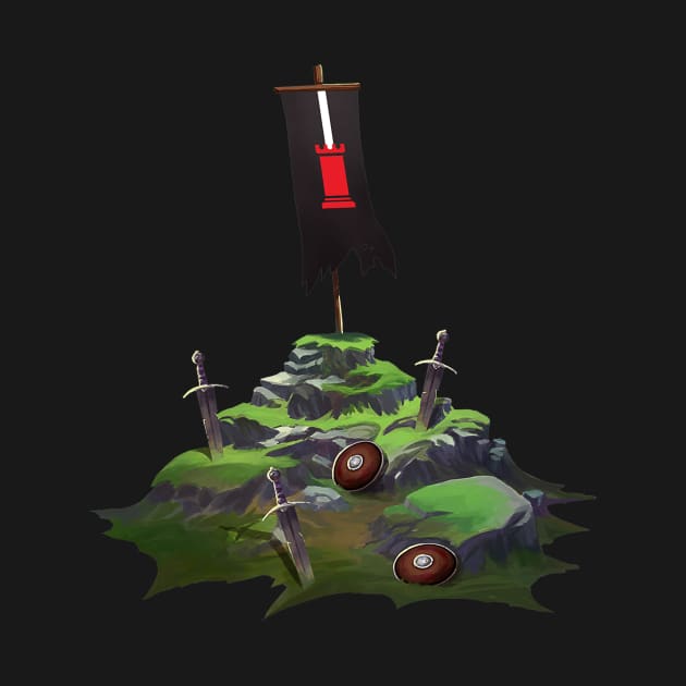 Red Rook Rising Warbanner by PunTee