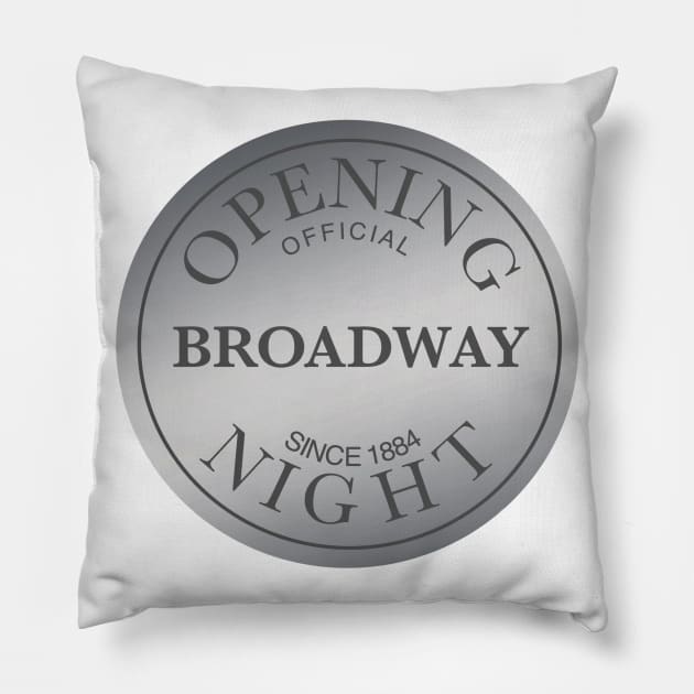 Broadway Opening Night Pillow by ismuggleturtles