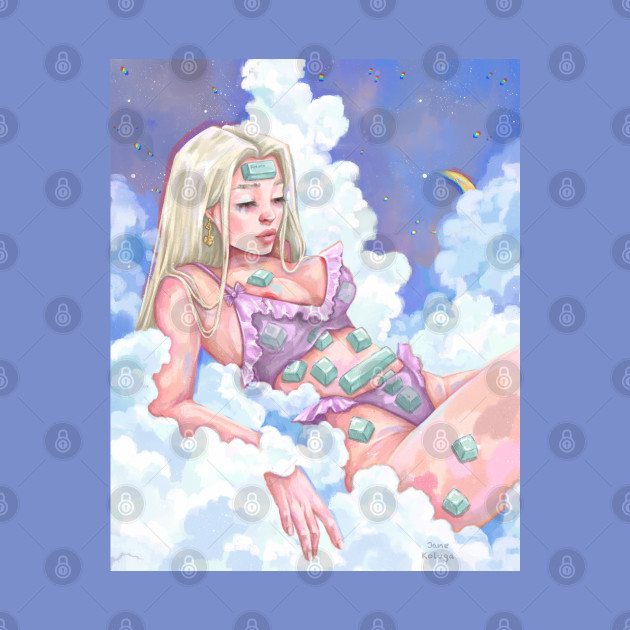 Cloud - Sexy Woman - Phone Case