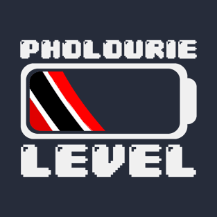 Battery Level - Pholourie T-Shirt