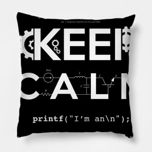 keep calm engineer Pillow