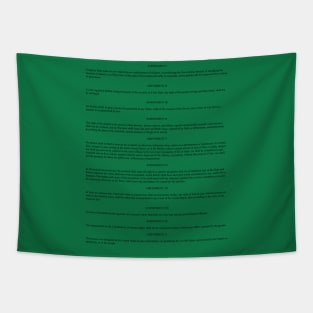 Amendments I-X Tapestry