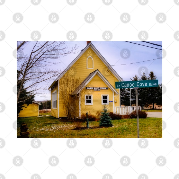 Canoe Cove School PEI by Robert Alsop