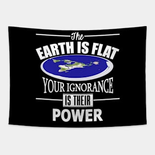 The earth is flat Tapestry