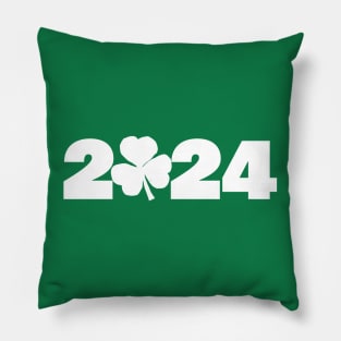 St Patricks Day 2024 in White Pillow