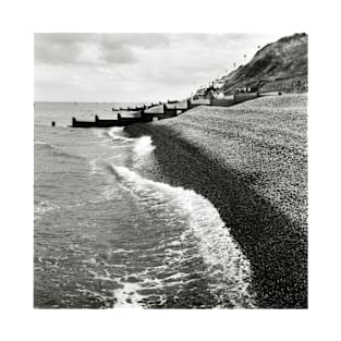 The pebble coastline at Sheringham, Norfolk, UK T-Shirt