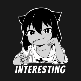 Funny Manga Girl Interesting Meme T-Shirt