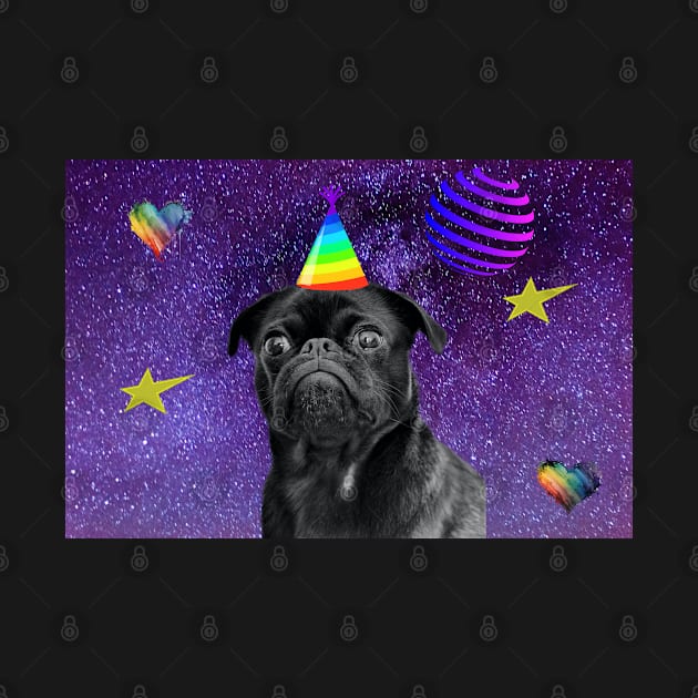 Party Pug by Nicoart2077