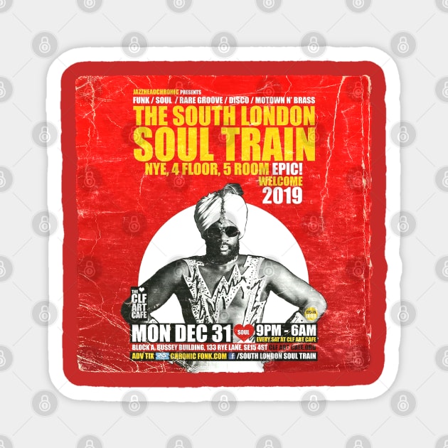 POSTER TOUR - SOUL TRAIN THE SOUTH LONDON 41 Magnet by Promags99