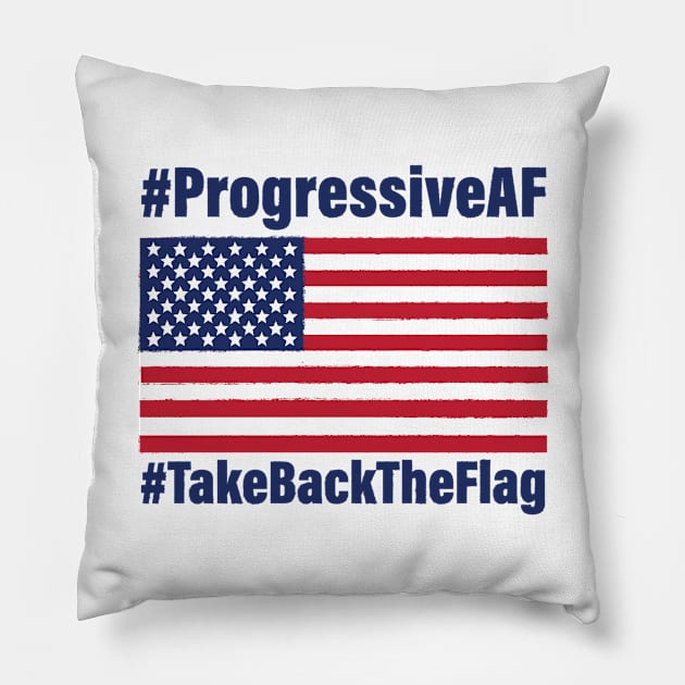 Progressive AF Rough Pillow by RaygunTeaParty