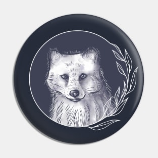 Arctic Fox (Light) Pin