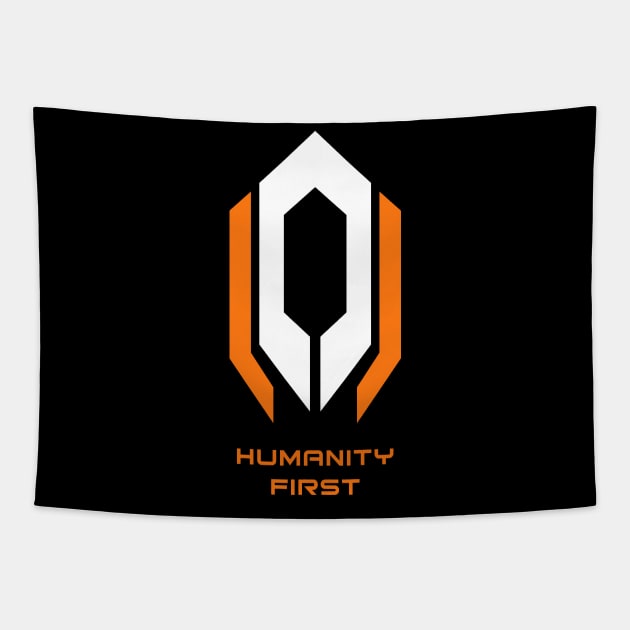 Mass Effect Cerberus Humanity First Tapestry by Loweryo Judew